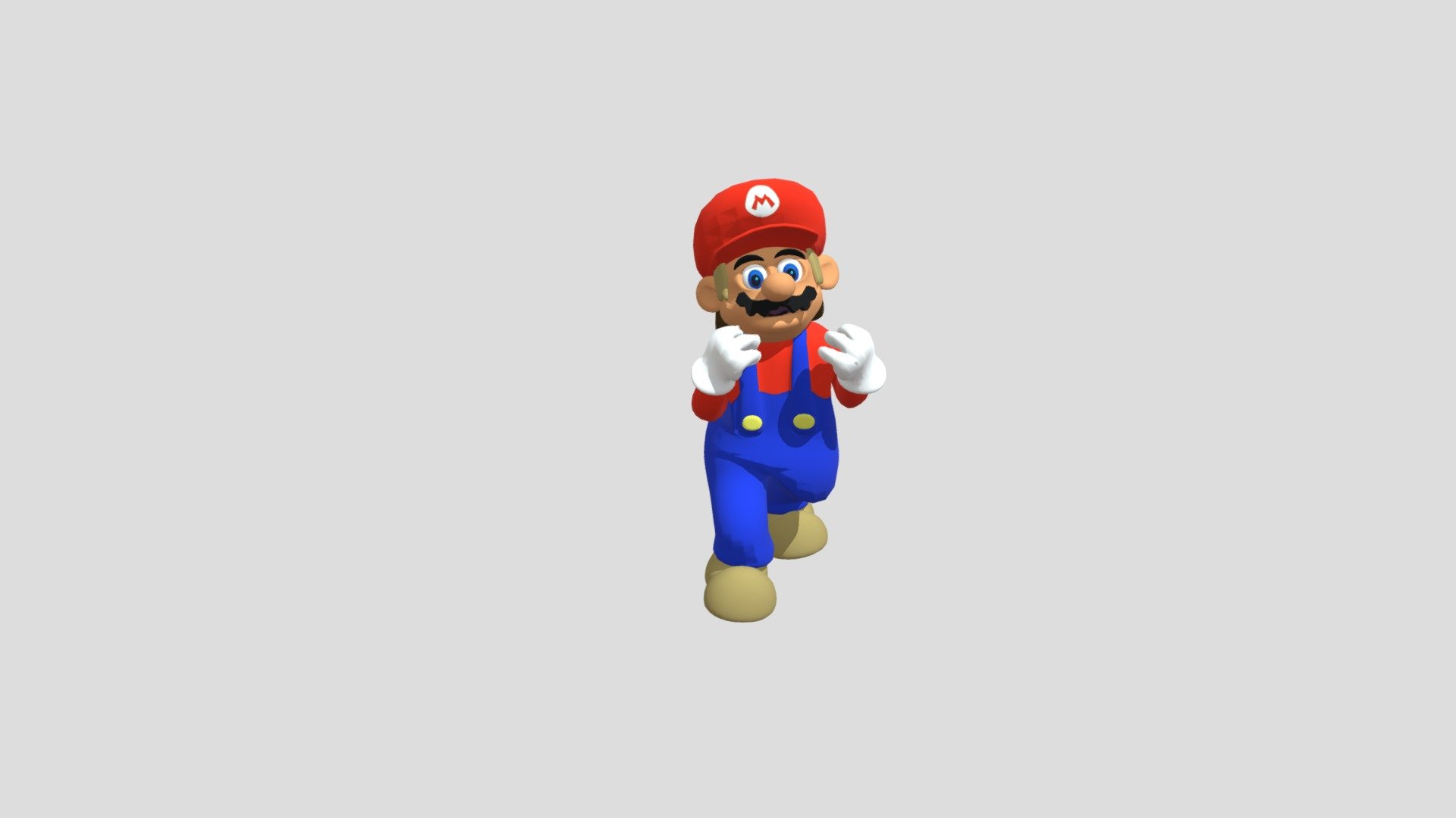 Mario Dancing Running Man Download Free 3D model by Renato Solar