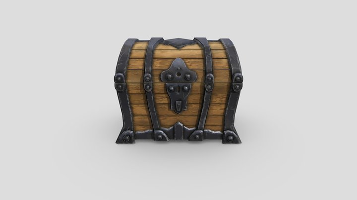 Treasure Chest 3D Model