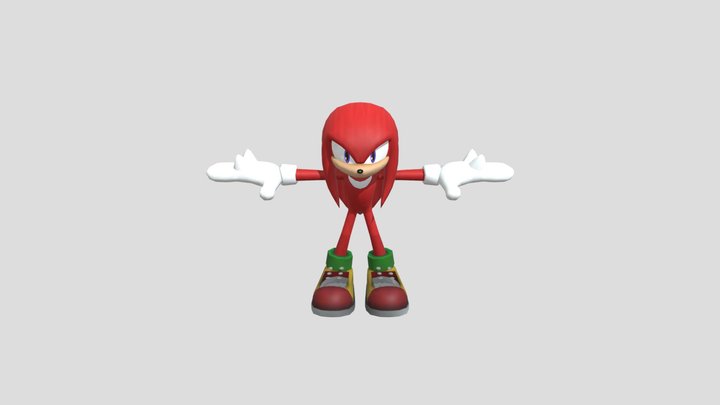 Mobile - Sonic Forces Speed Battle - Knuckles 3D Model