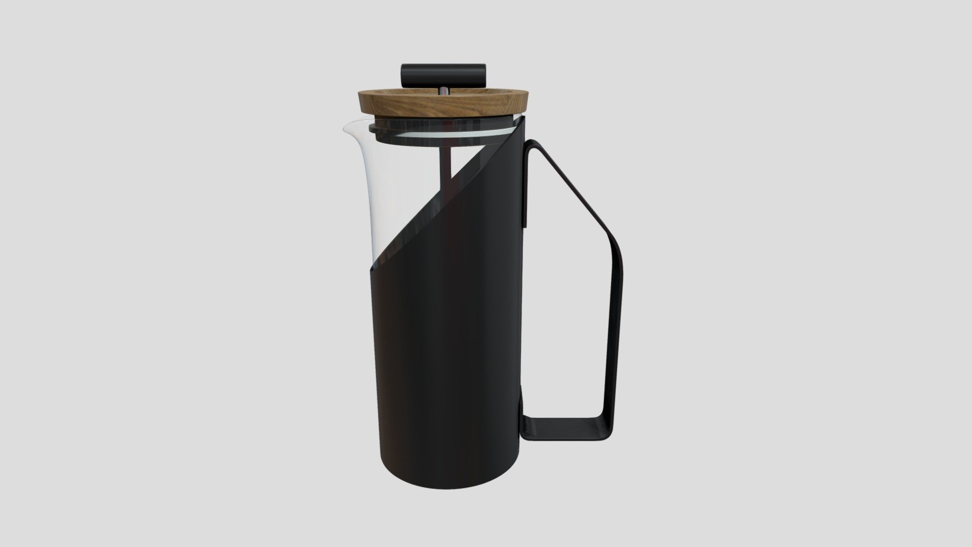 Stainless Steel Glass French Press CPA500-02A — Sketchfab embed 3D viewer