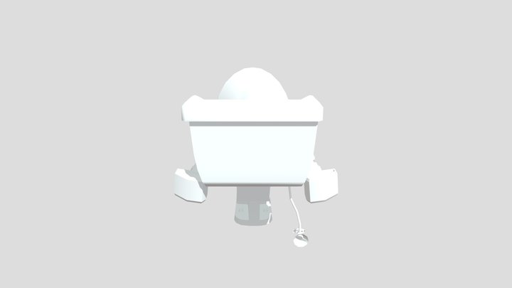 Soldier Skibidi toilet 3D Model