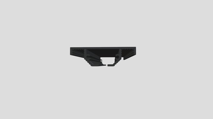 ОК 40 - Скрытый карниз, гардина 3D Model