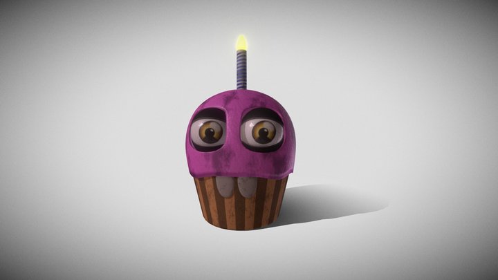 carl the cupcake 3D Model