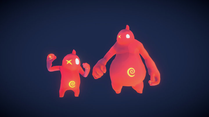 Shift Happens Idle Character Animation Bismo 3D Model