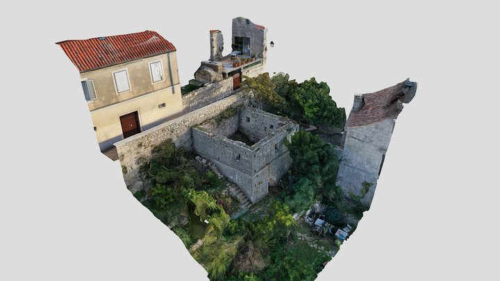 Kula palače Jakša, Vis 3D Model