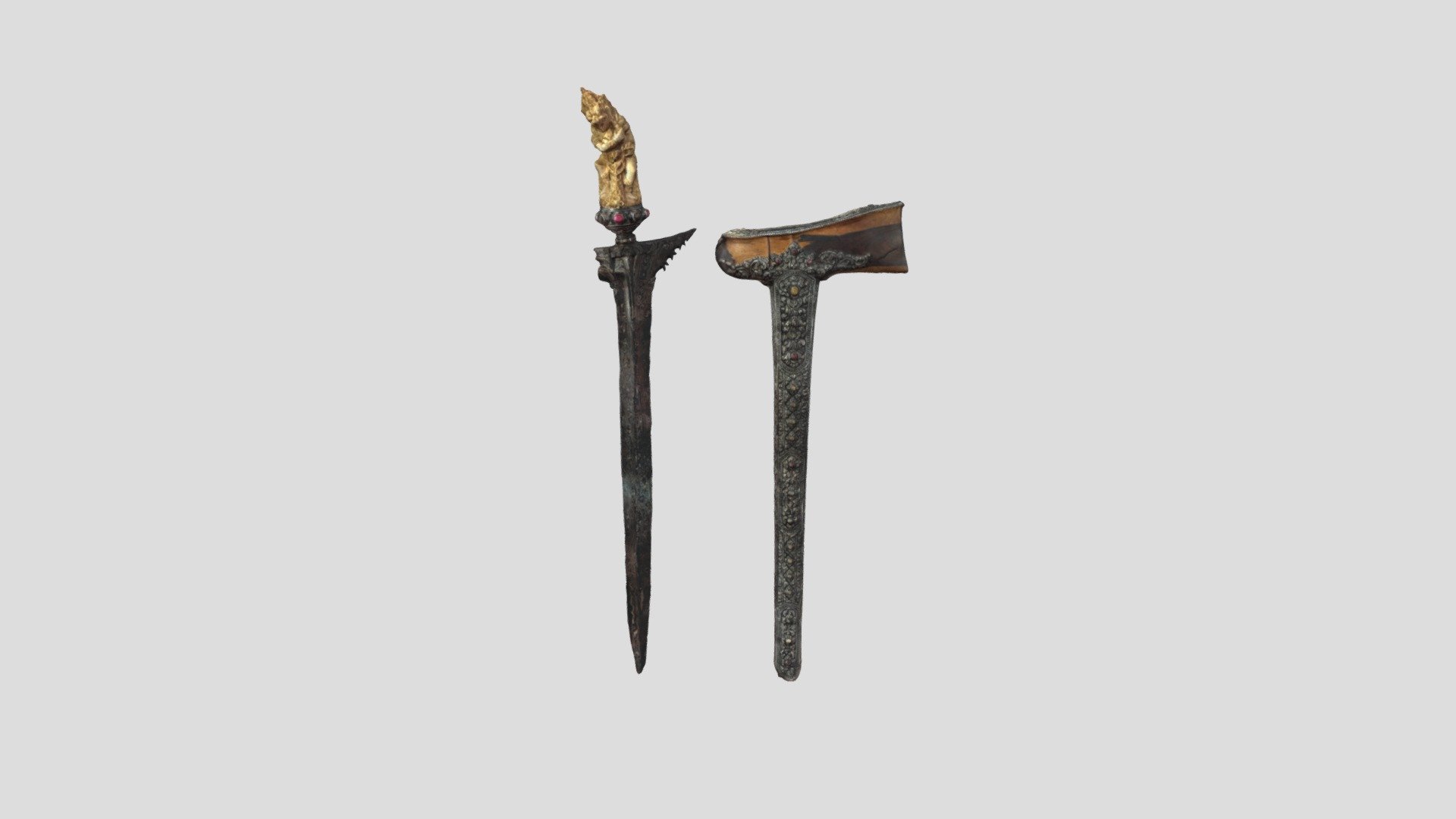 Keris 9_Ki Penyeneng - 3D model by ayupandedwd [4043256] - Sketchfab
