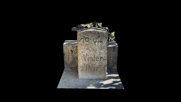 Milestone Winterthur - Tösstal km 39 – Free 3D Model STL
