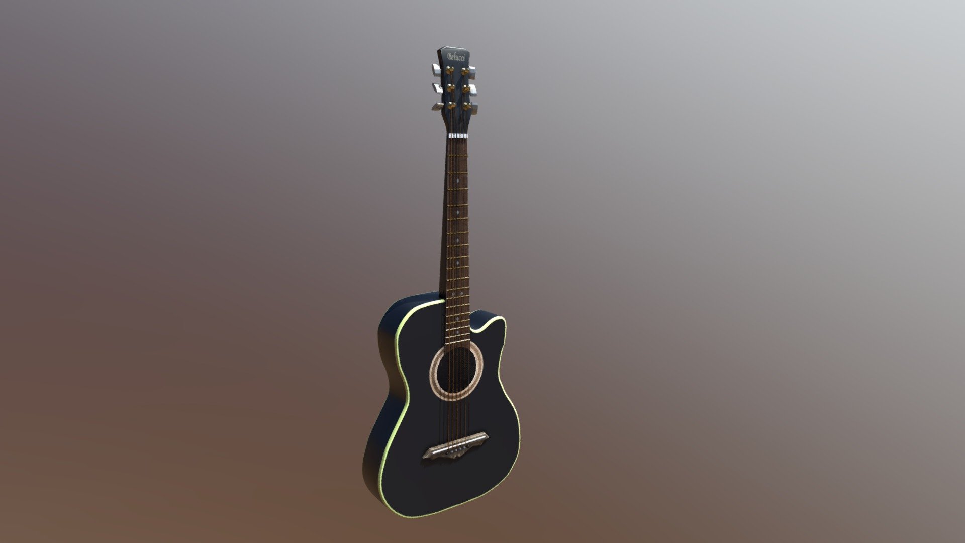 Black Guitar "Befucci"