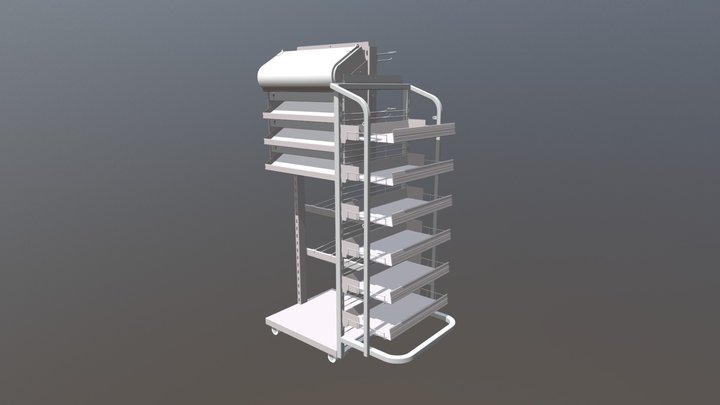 CHECK STAND SIMPLE 3D Model
