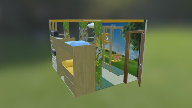 儿童房设计 3D Model