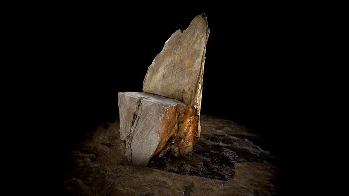 Wooden Chair 3D Model