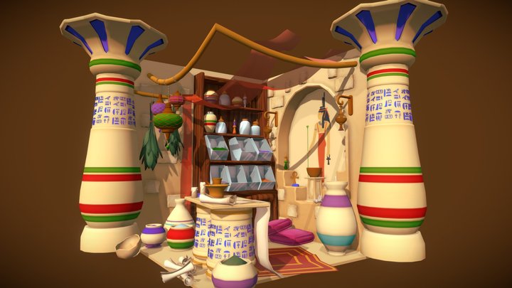 DAECRIB - EGYPTIAN SPICE SHOP 3D Model