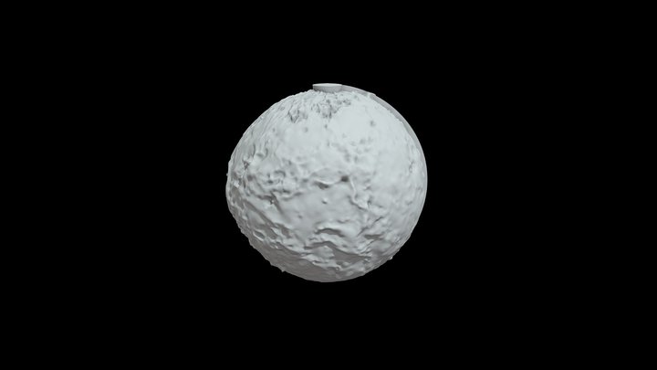 Planet Venus tactile model for the blind 3D Model