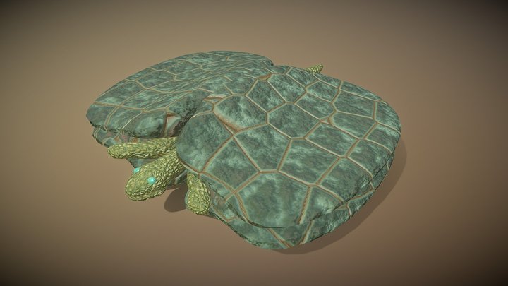 Henodus (Prehistoric Turtle) 3D Model