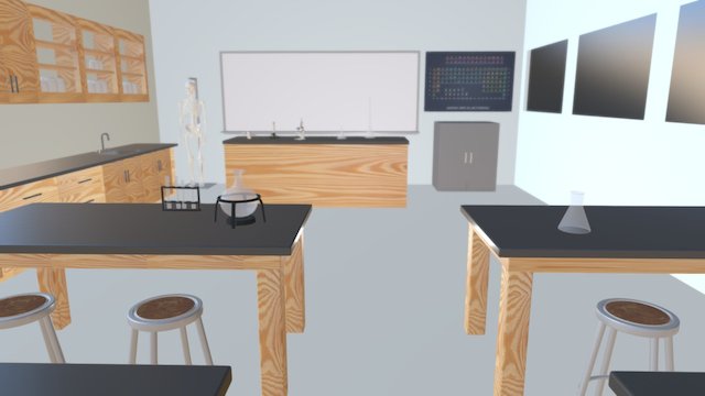 Science Classroom 3D Model