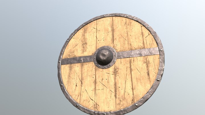 Viking Shield 3D Model