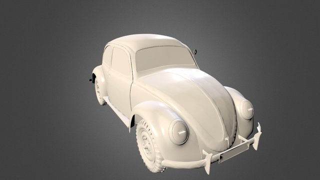 VW Type82E - Work in progress 3D Model