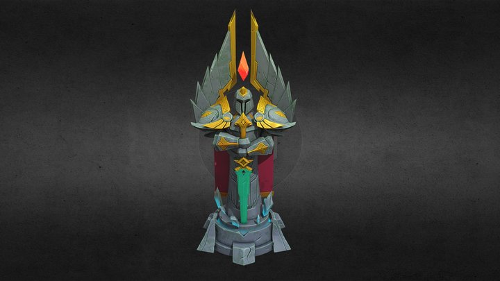 Turret - Fanart LOL 3D Model