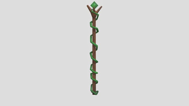 Staff 3D Model