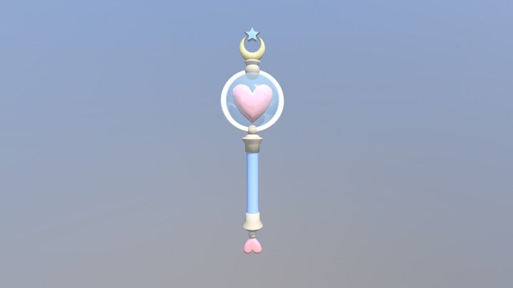 Magical Wand 3D Model