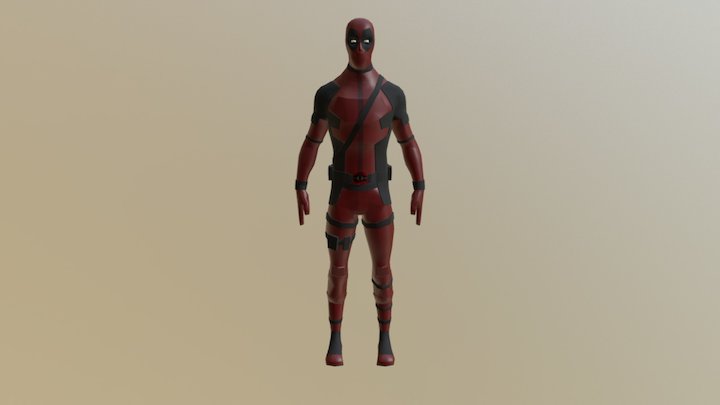 Deadpool 3D Model