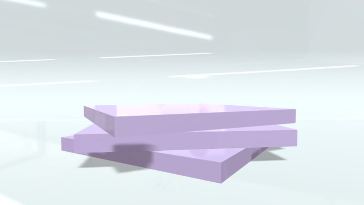 Light Pink Product Backdrop 3D Model
