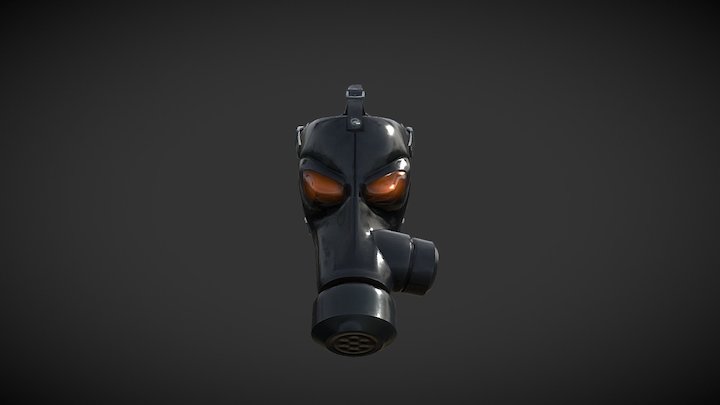 Metal Gear Solid Psycho mantis's  gas mask. 3D Model