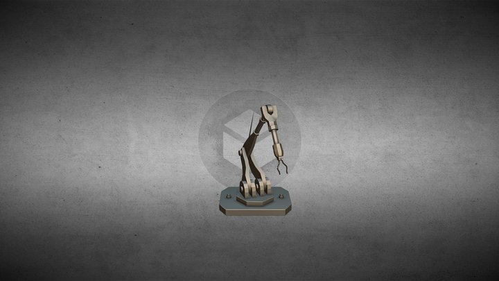 Christina Daley Robot Arm FBX 3D Model