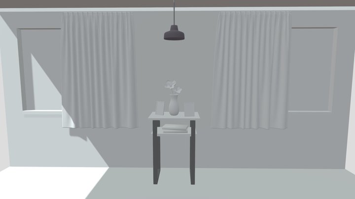 Cherry Blossom Vase 3D Model