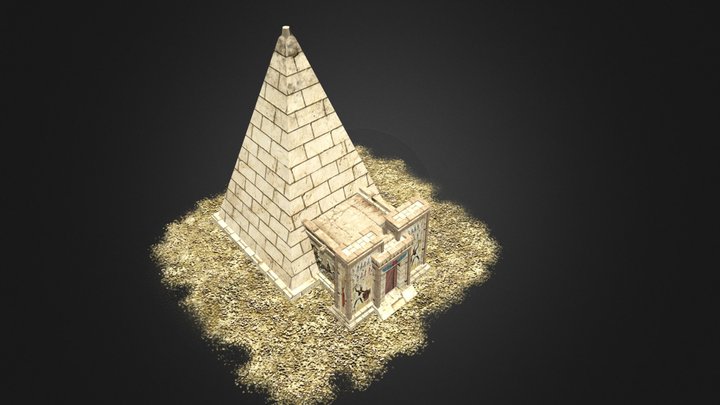 Kushite Pyramid 3 3D Model