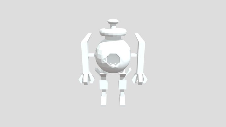 Eigen Robot Matteo Bisceglia no texture 3D Model