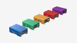 Raspberry Pi 4B ALUMINIUM CASE - Color anodized