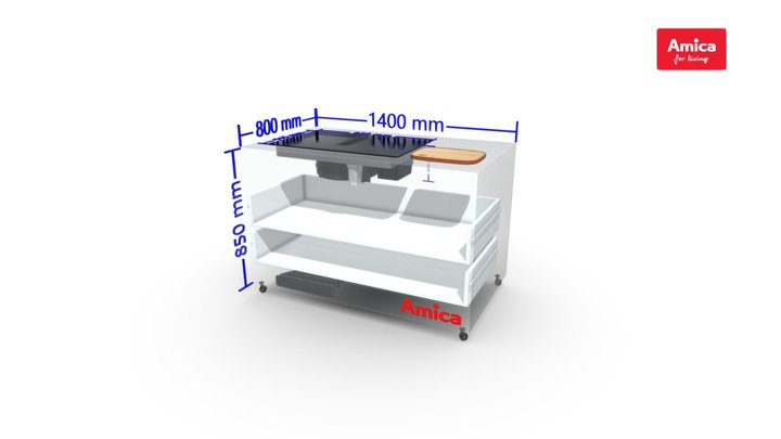 Ekspozytor Amica 3D Model