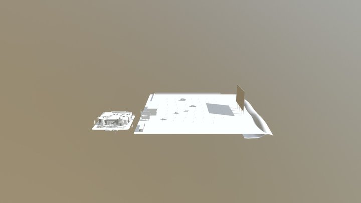 Drive In Movie 3D Model