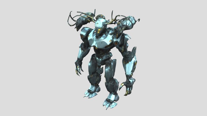 the Mecha alien 3D Model