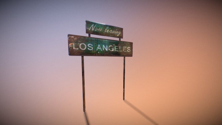 Now Leaving Los Angeles 3D Model