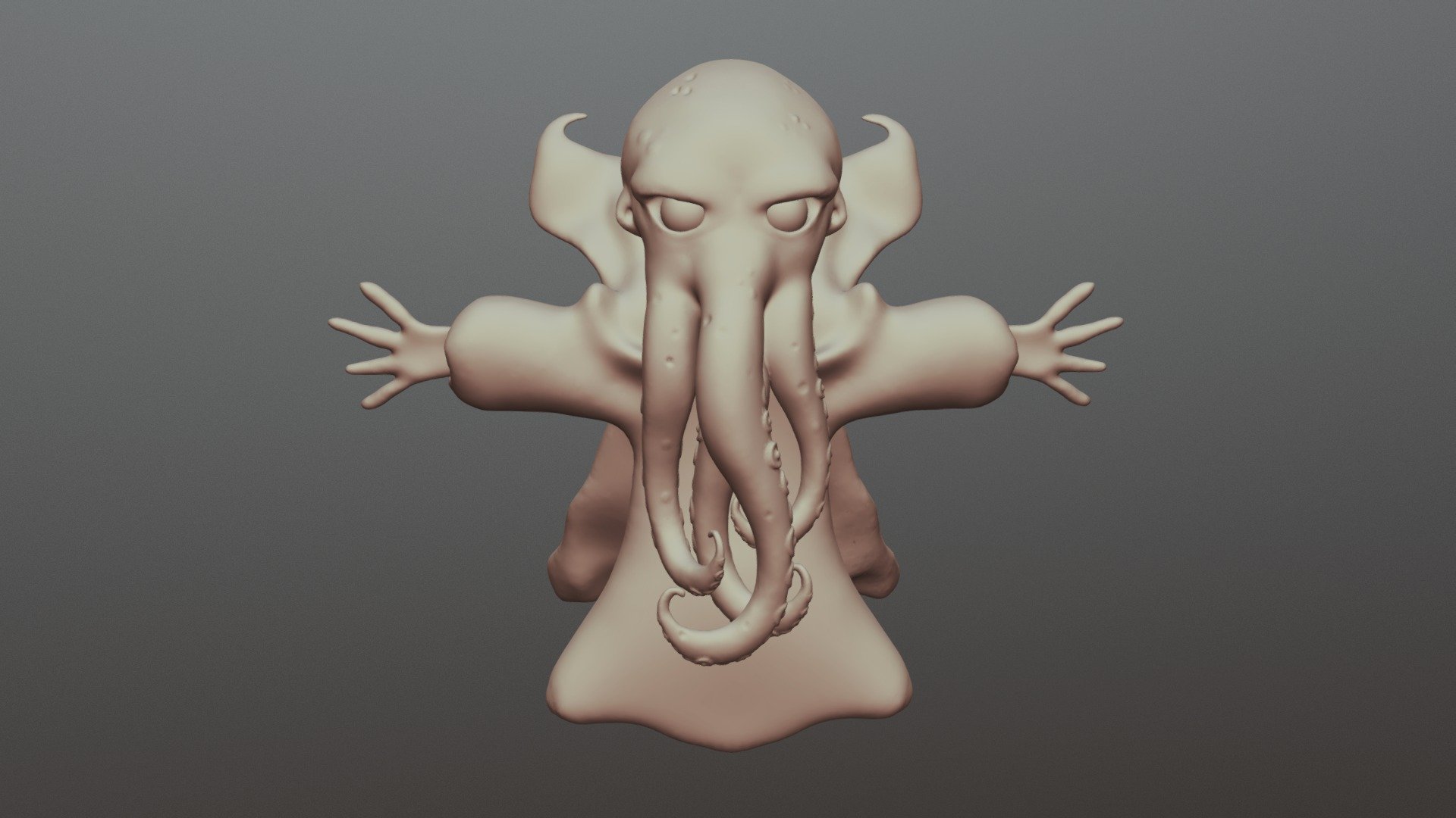 #SculptJanuary18 - Day 19: Lovecraftian