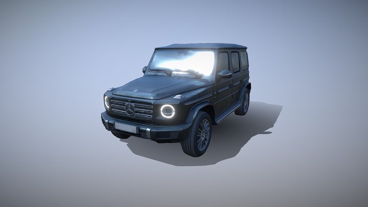Mercedes-Benz G500 (2018) 3D Model