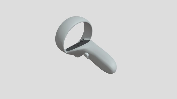 Quest 2 Virtual Reality VR Controller 3D Model