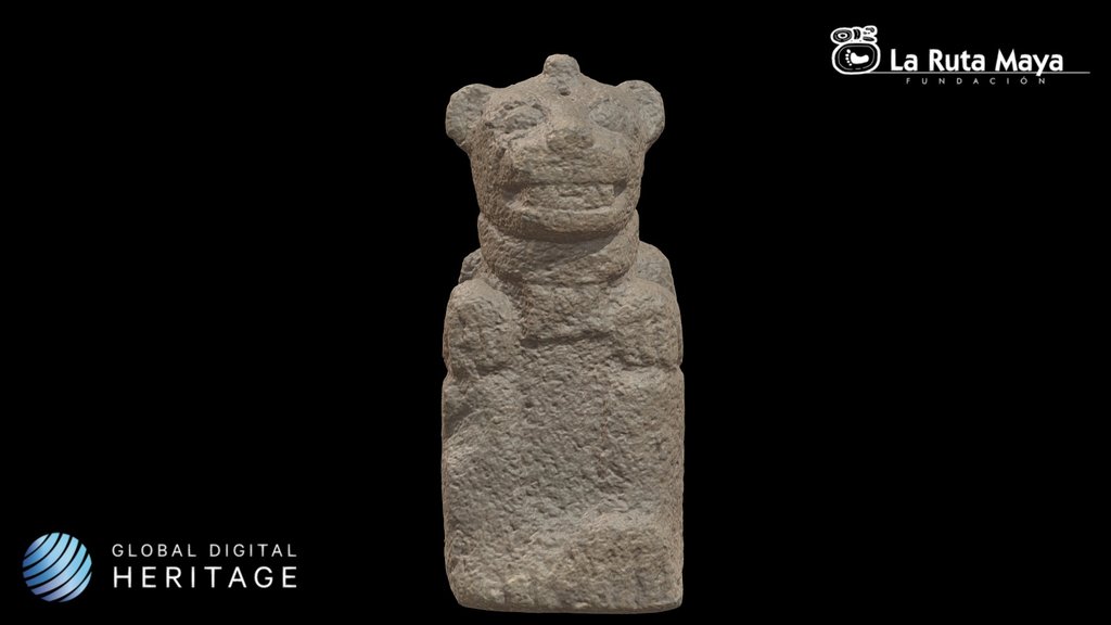 Zoomorphic Sculpture in the form of a Jaguar