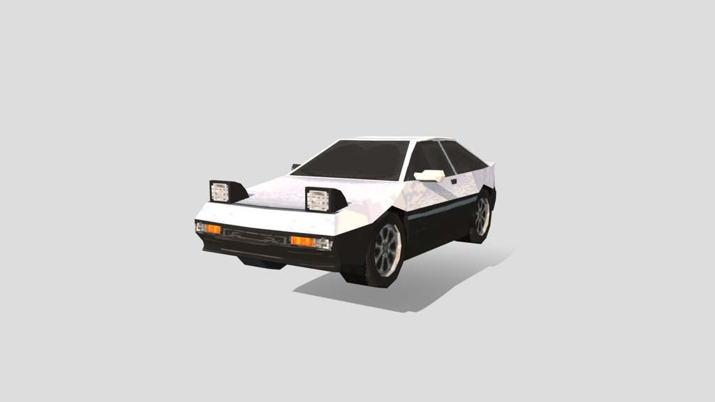 AE86 - Low Poly psx
