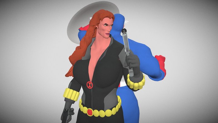 Captain Ameria No more soilders 3D Model