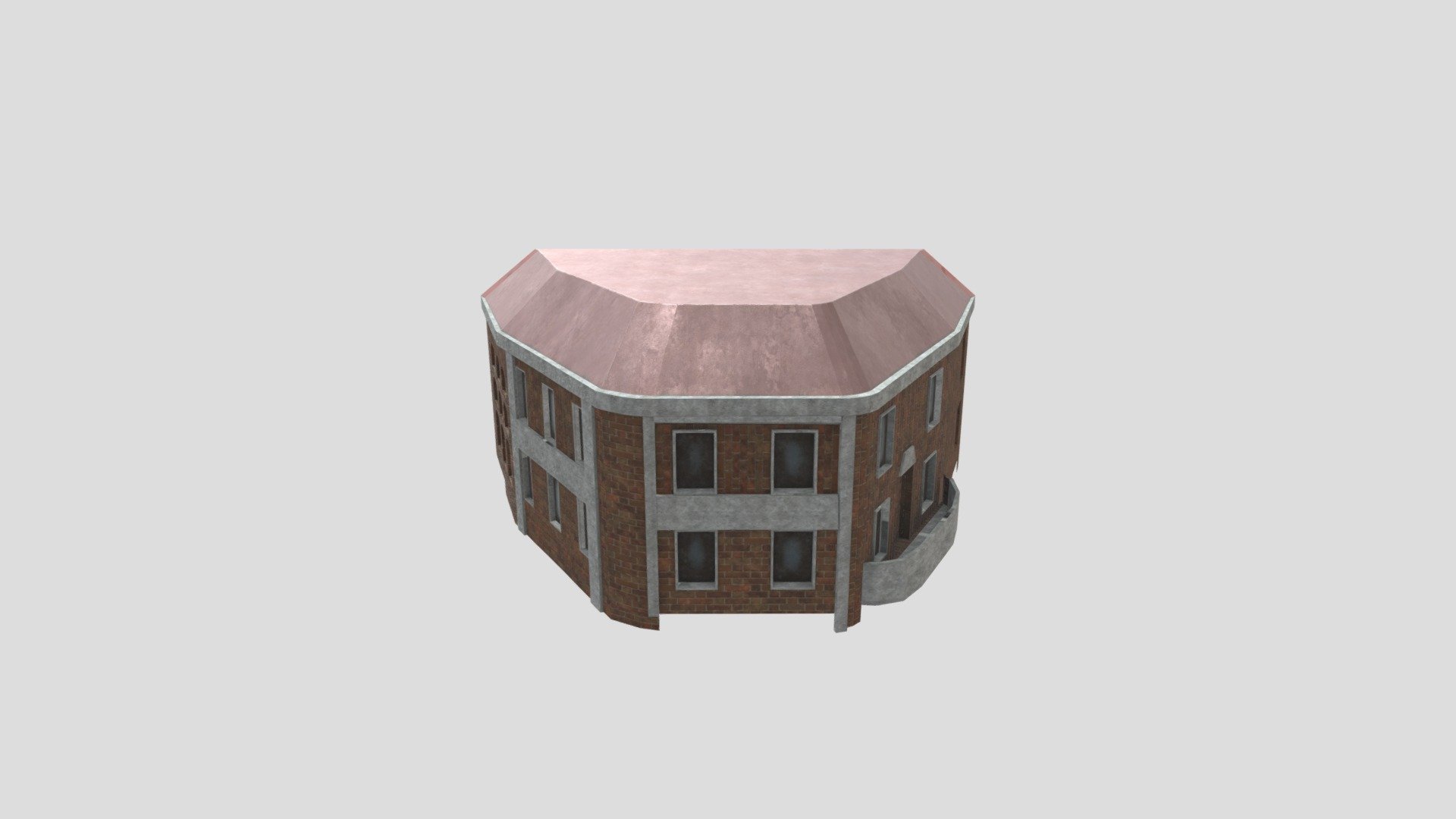 London House for Diorama (Top)