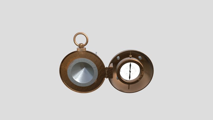 Compass water filter 3D Model
