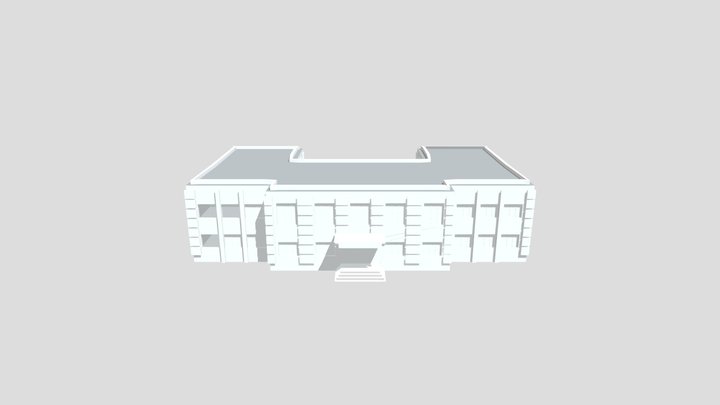 Школа из тимохи 4 3D Model