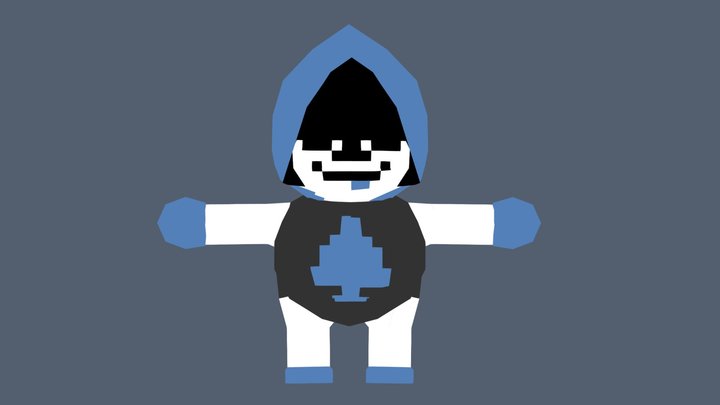 Lancer from Deltarune low poly model 3D Model