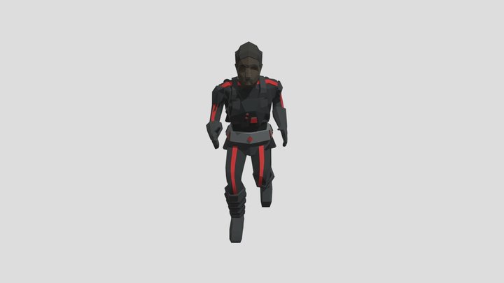 Moff Run Animation 3D Model