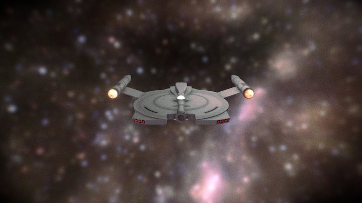 USS Beagle 3D Model