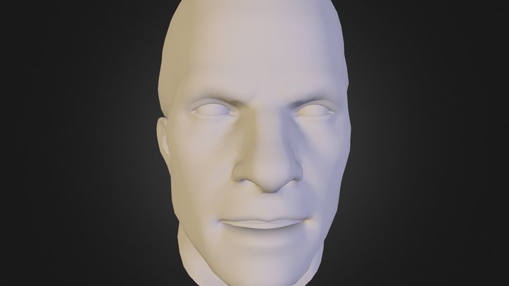 Male Head 3D Model