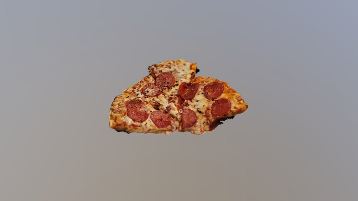Pizza Slices 3D Model